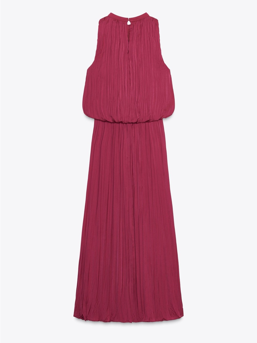 Zara wrinkle effect pleated midi dress 3897 172